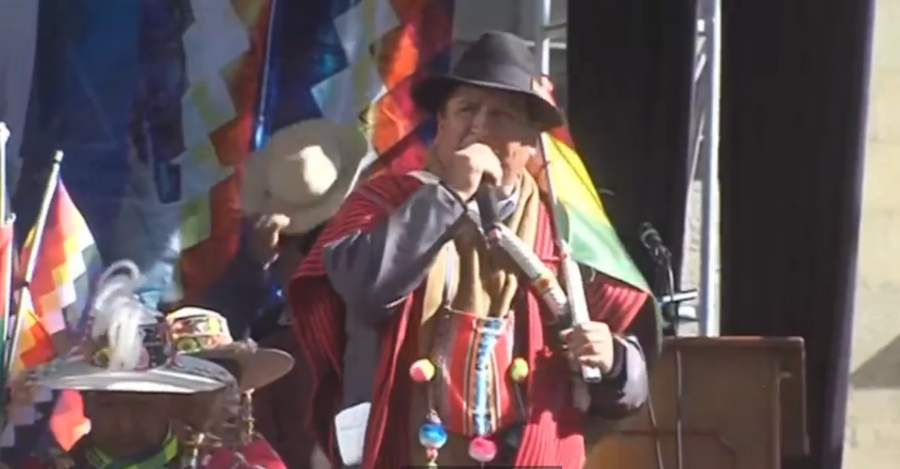 Campesinos califican de histórica la multitudinaria marcha en defensa de la democracia 