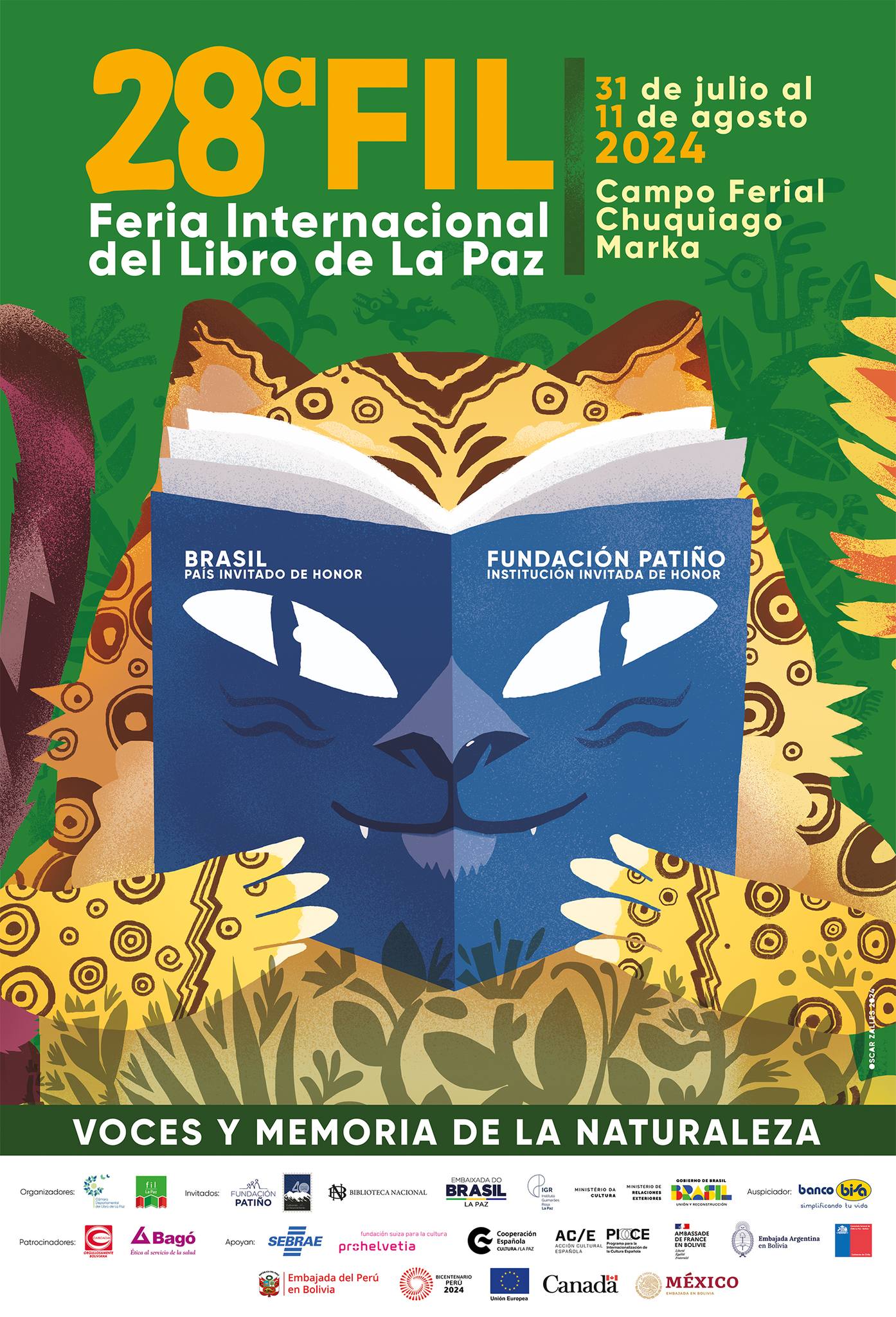 Con Brasil como invitado de honor, presentan la 28° Feria Internacional del Libro de La Paz