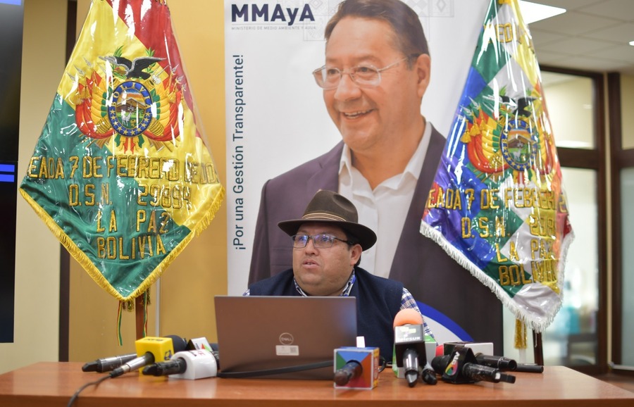 Cinco municipios paceños se benefician con obras de agua potable y saneamiento básico cuya inversión supera los Bs 70 millones 