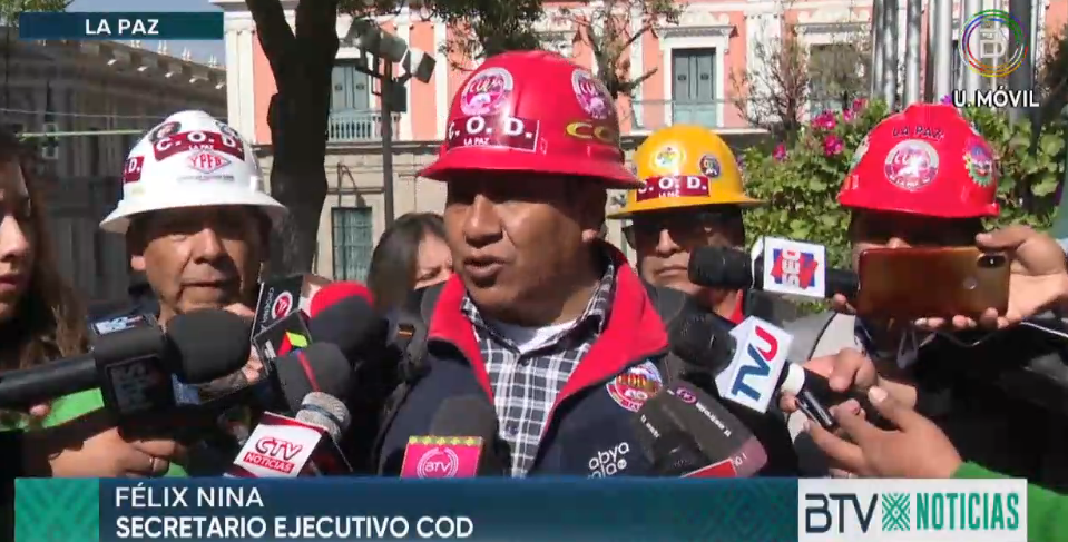 COD La Paz repudia intento de Evo Morales por confrontar a los bolivianos e imponer sus intereses personales 