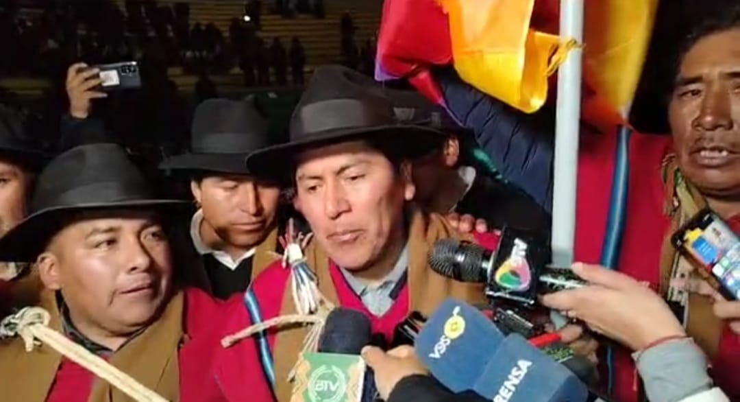 David Mamani asume como nuevo Ejecutivo de Federación de Trabajadores Campesinos de La Paz "Túpac Katari"