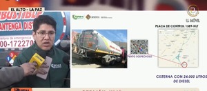 Incautan 3 cisternas que desviaban diésel en El Alto, en dos semanas suman 9