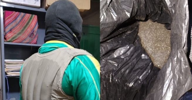 Aprehenden a un hombre que se llevaba 42 kilos de mineral de la empresa Huanuni