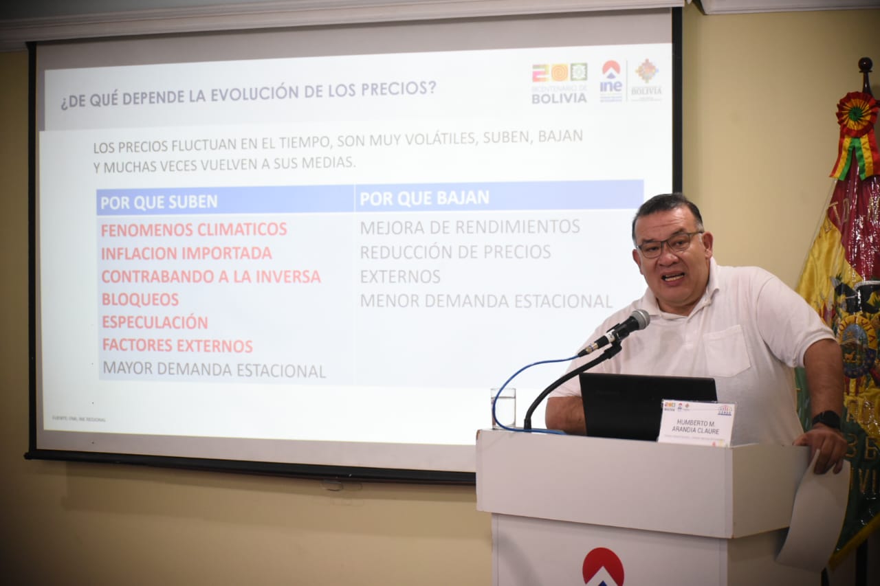 INE asegura que hay variación mensual de precios, “suben, bajan y retornan”
