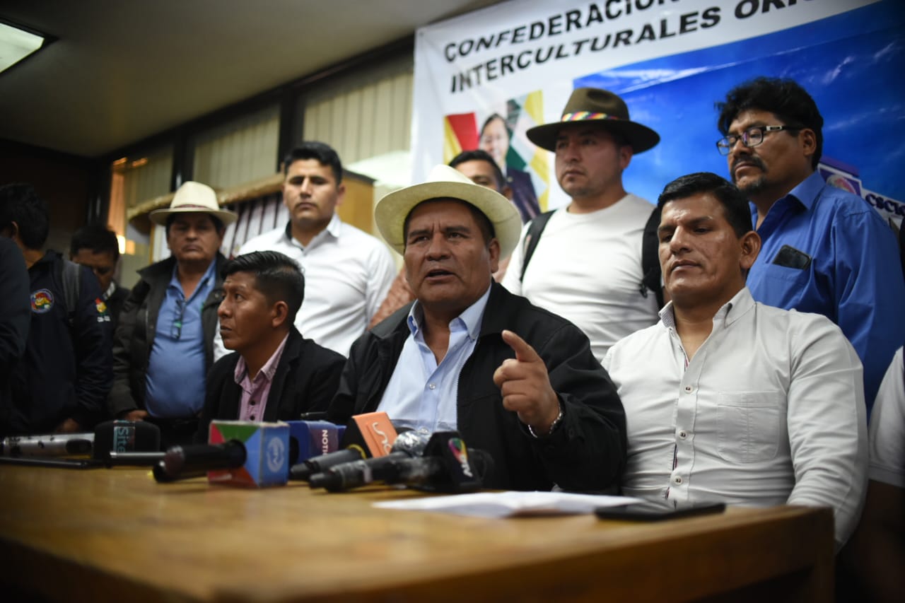 Interculturales y Nación Quechua exigen al Legislativo aprobar créditos y se declaran en emergencia ante afanes golpistas