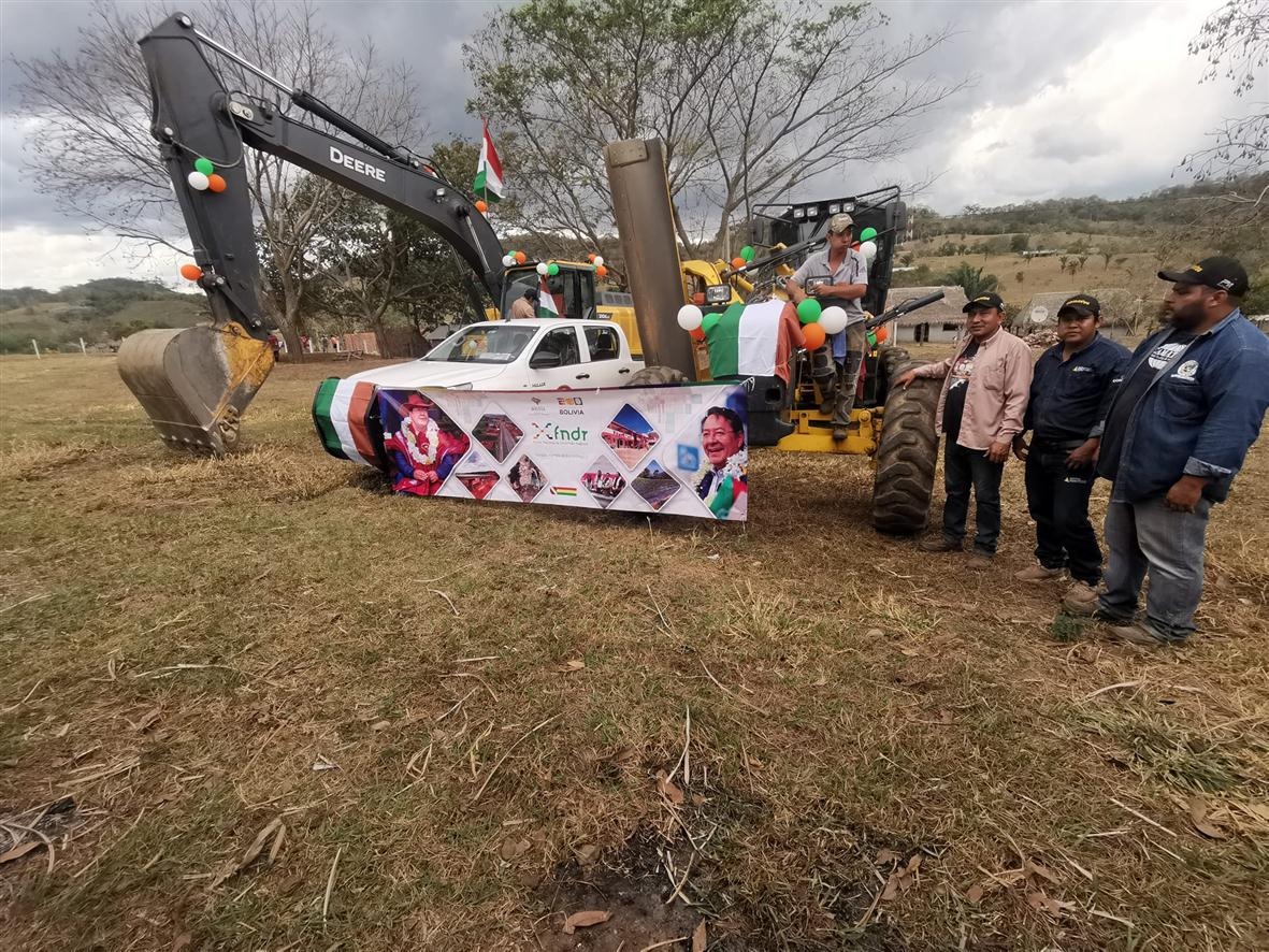 Municipio beniano de San Javier recibe maquinaria valuada en Bs 3,5 millones