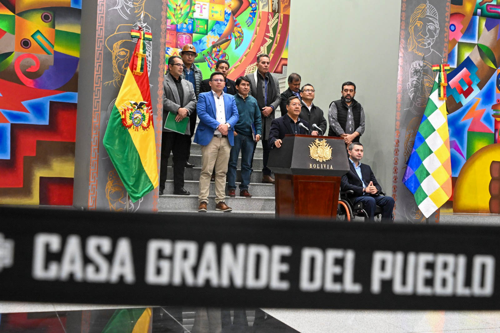 Arce y gobernadores acuerdan más control a recursos naturales, reprogramar créditos y mayor presencia privada en rubros estratégicos