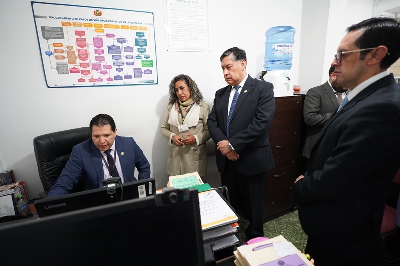 Ministerio Público evalúa desempeño de fiscales institucionalizados e inspecciona despachos