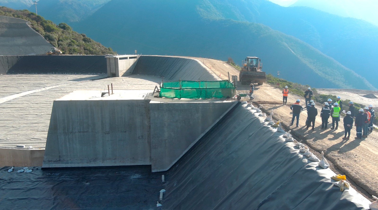 Obras de la cámara de carga Umapalca de la Hidroeléctrica Miguillas tienen un avance de 95%