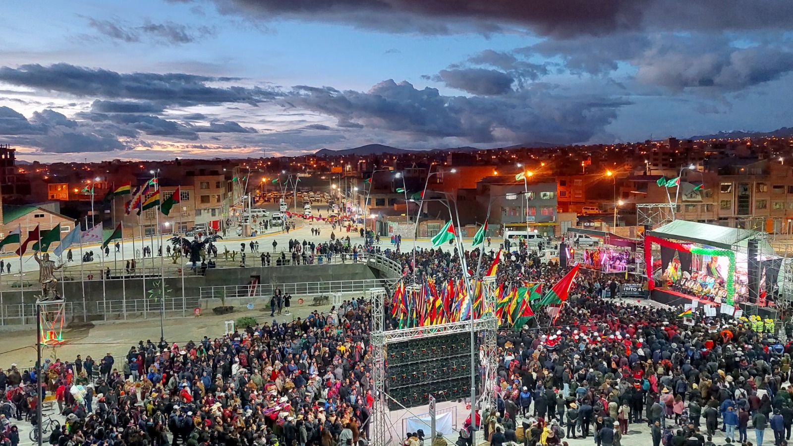 En El Alto entregan el distribuidor “El Mallku”, Choquehuanca llama a la unidad y destaca la rebeldía alteña