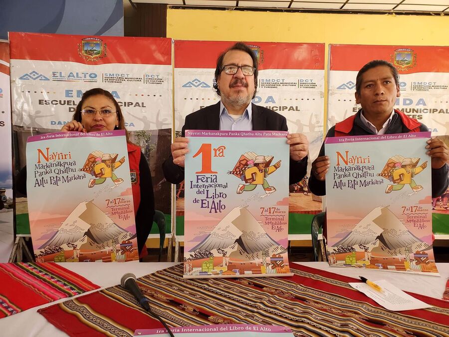 Más de 230 actividades se celebrarán en la primera Feria Internacional del Libro en El Alto 