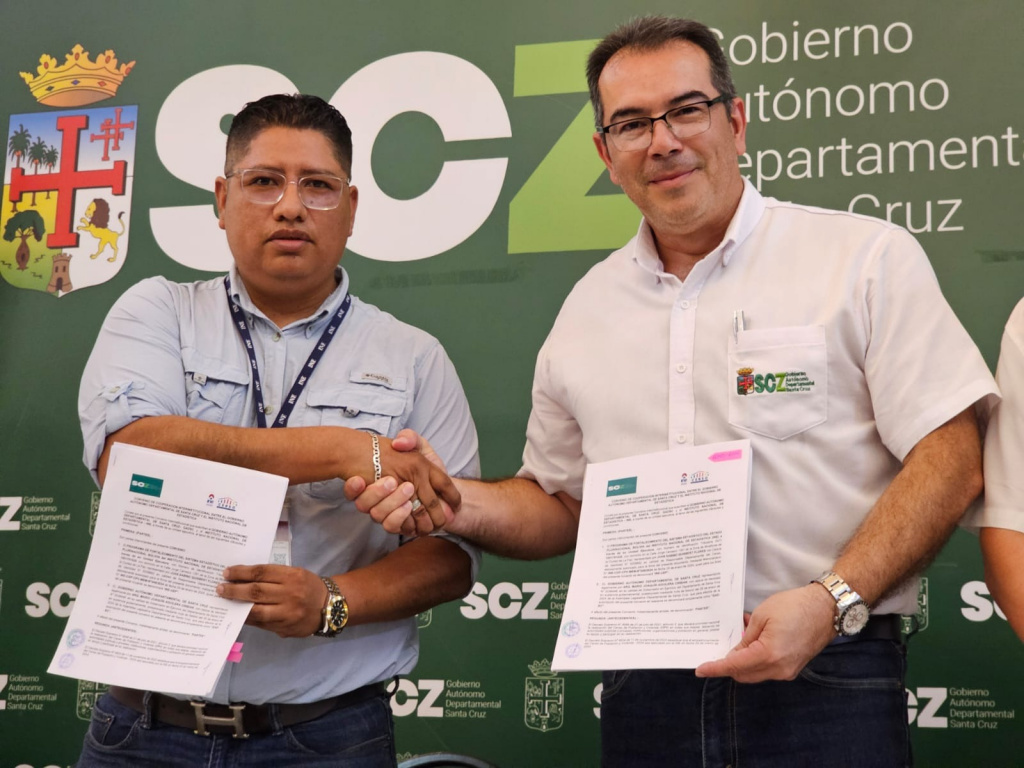 INE y Gobernación de Santa Cruz firman acuerdo de cooperación para desarrollar un censo de calidad