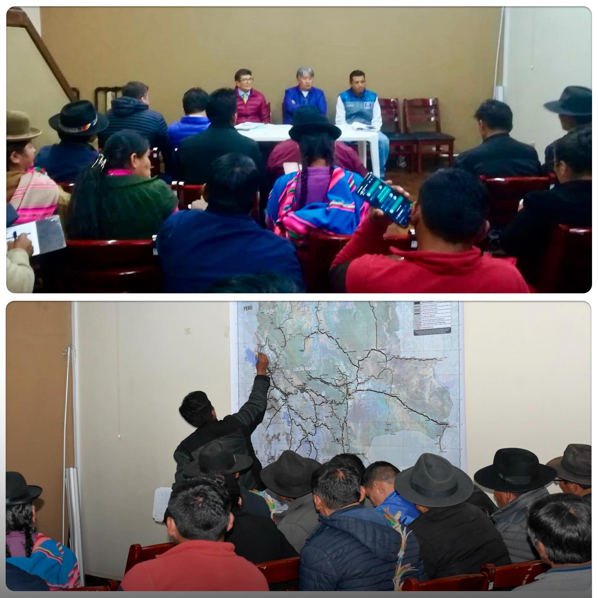 Coordinan acciones para restablecer conexión vial entre Charazani y Apolo “en el menor tiempo”