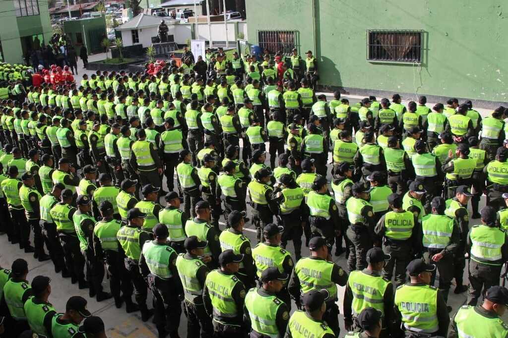 Policía Boliviana se prepara para controles de seguridad durante el Censo, los efectivos serán acuartelados y censados antes