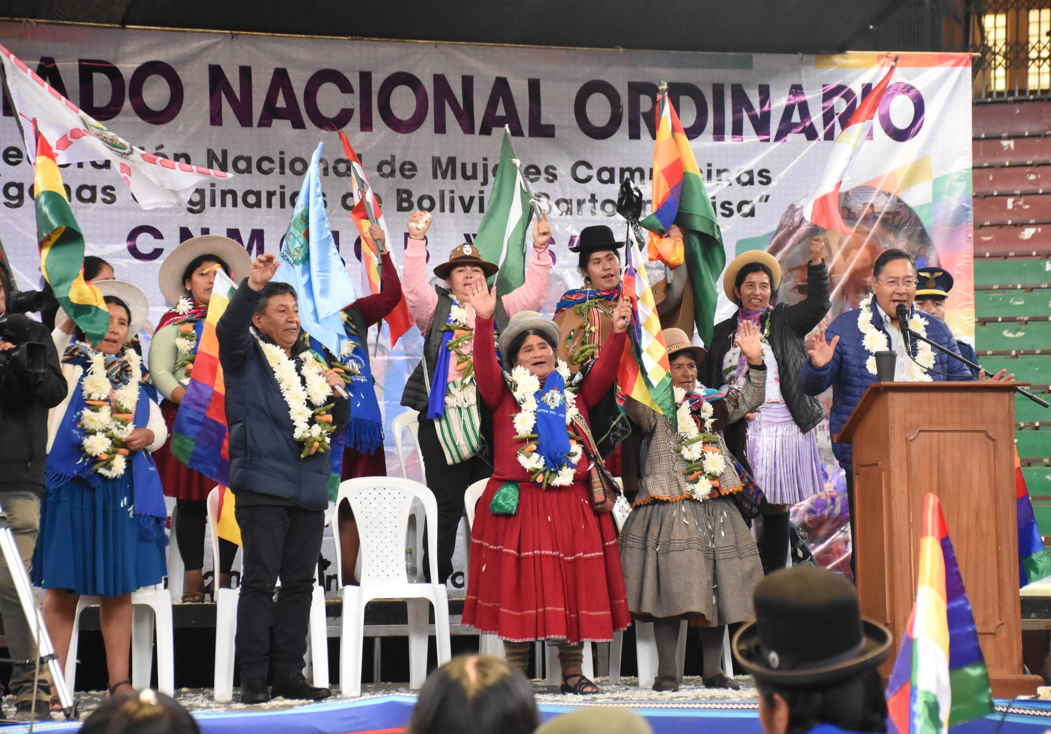 Bartolinas ratifican respaldo al Gobierno y rechazan intentos de división por parte de “resentidos políticos”