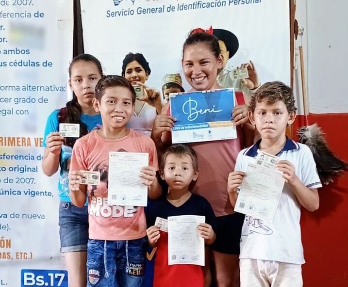 Rumbo a la declaratoria de libre de indocumentados: Segip emite más de 940 cédulas de identidad en Beni 