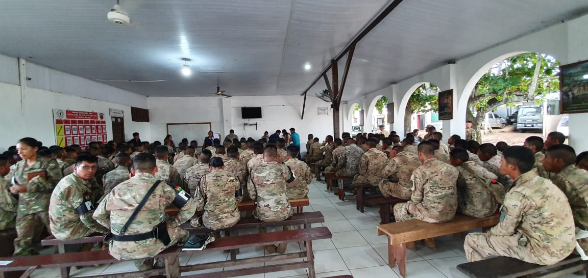 Pando: Soldados censistas diagnosticados por intoxicación alimentaria fueron dados de alta