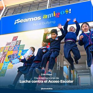 Arce convoca a luchar contra el bullying y evitar que se arrebate la felicidad de estudiantes