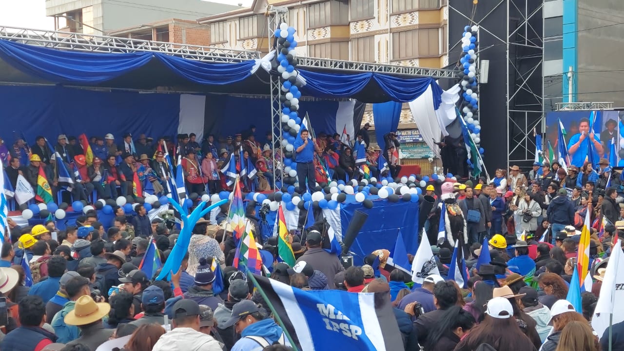 Organizaciones sociales cierran filas por Arce y advierten que no permitirán ninguna desestabilización