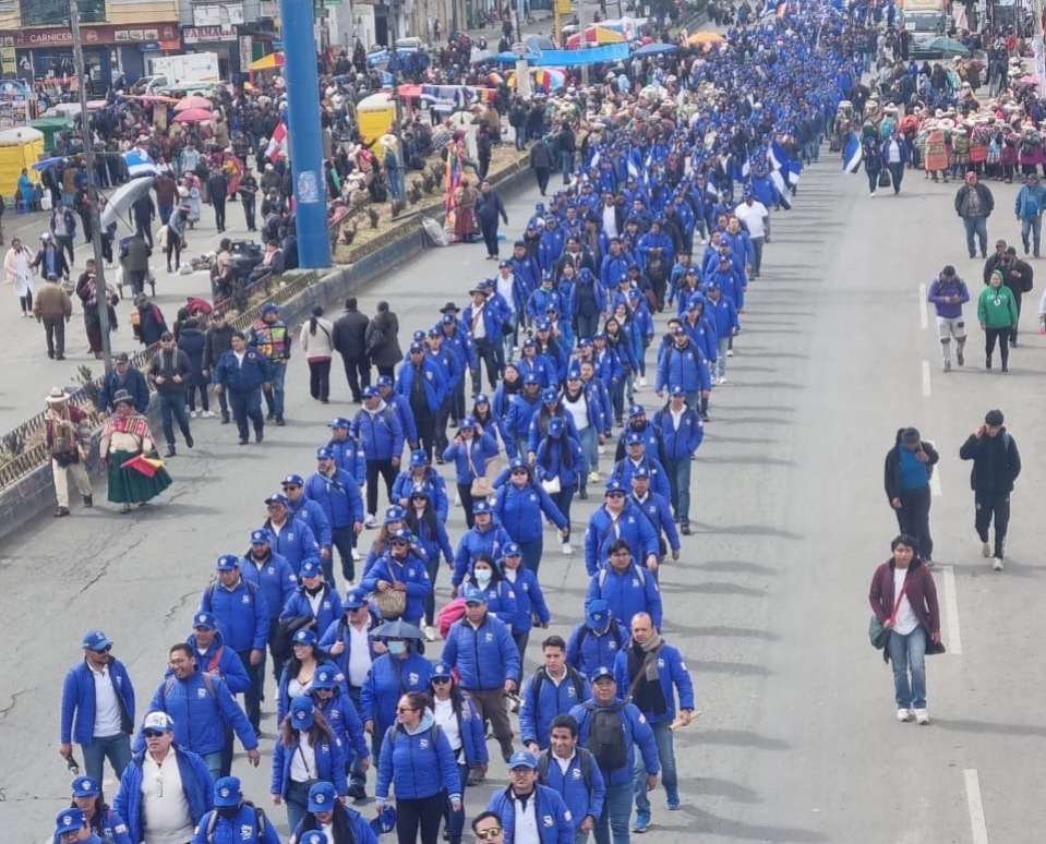 Exejecutivo de la Csutcb destaca masiva llegada de militantes del MAS para el congreso en El Alto