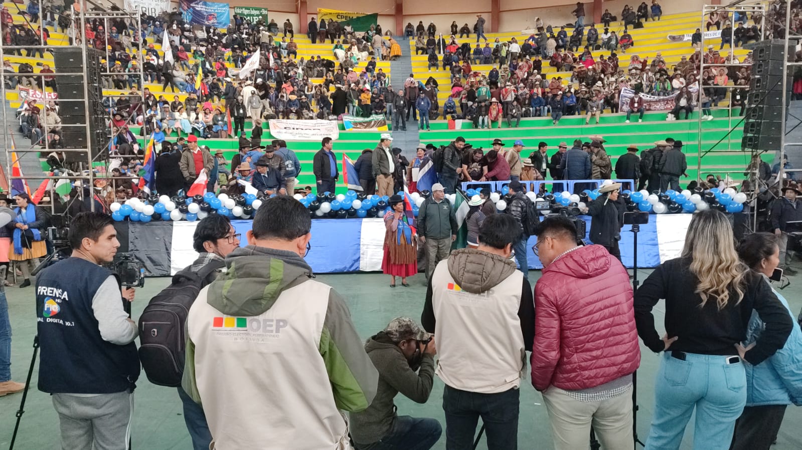 Con la supervisión del TSE, más de 6.000 delegados del Pacto de Unidad se aprestan a renovar a la Dirección Nacional del MAS