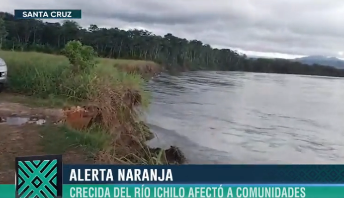 El río Ichilo reporta crecida extraordinaria de 9 a 11,25 metros de altura