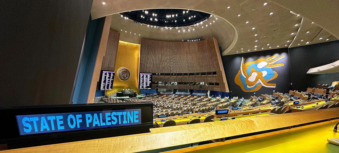Bolivia celebra apoyo mayoritario de la Asamblea General de la ONU a favor de la adhesión de Palestina