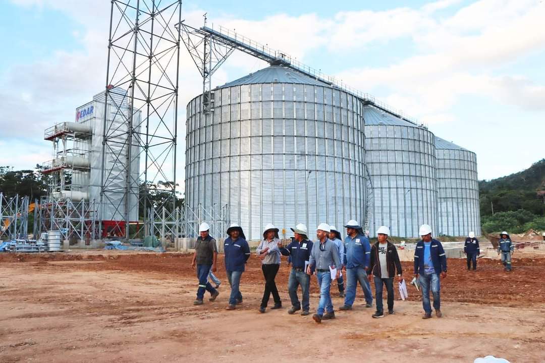 Construcción de la Planta Transformación de Granos en Ixiamas avanza a “paso firme”