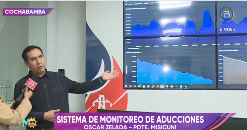 Misicuni monitorea las aducciones de agua potable con inteligencia artificial