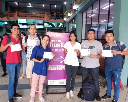 Más de 13.000 jóvenes se suman al padrón electoral en Santa Cruz