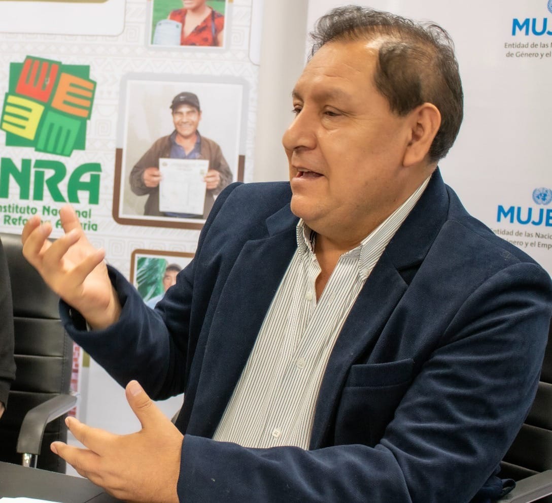 Saneamiento de tierras llega al 98% en Chuquisaca, el 86% está en manos de indígenas