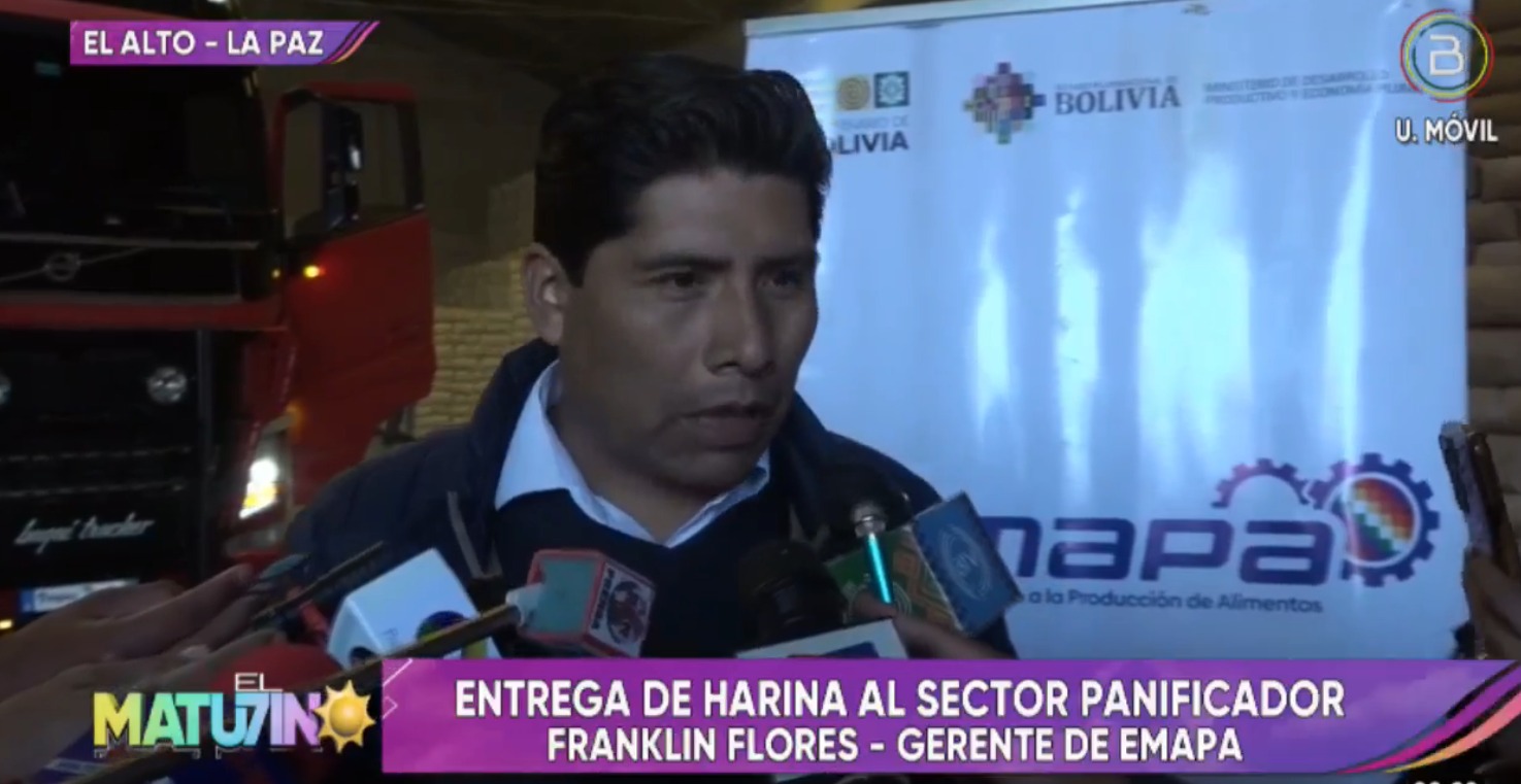 Emapa entregará esta semana 35.000 bolsas de harina de 50 kilos a panificadores de La Paz