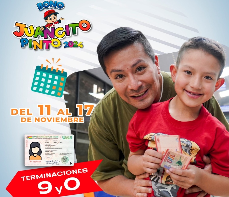 Bono Juancito Pinto llega a más de 1,6 millones de estudiantes en cuatro semanas