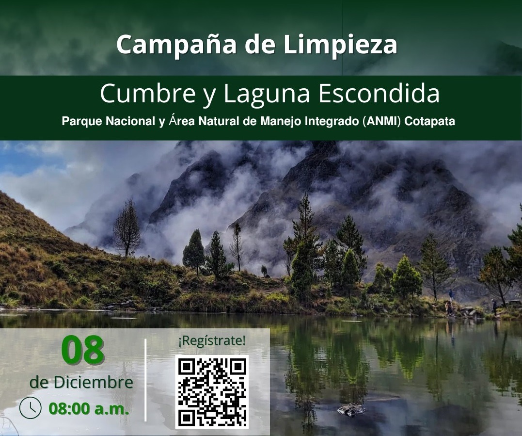 Convocan a una campaña de limpieza en el Parque Nacional Cotapata para el 8 de diciembre