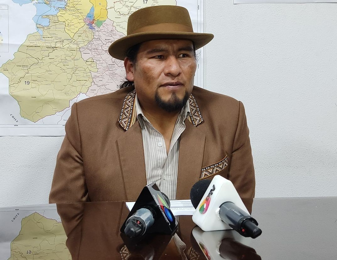 Vocal del TED La Paz, Sabino Chávez Foto: DTV