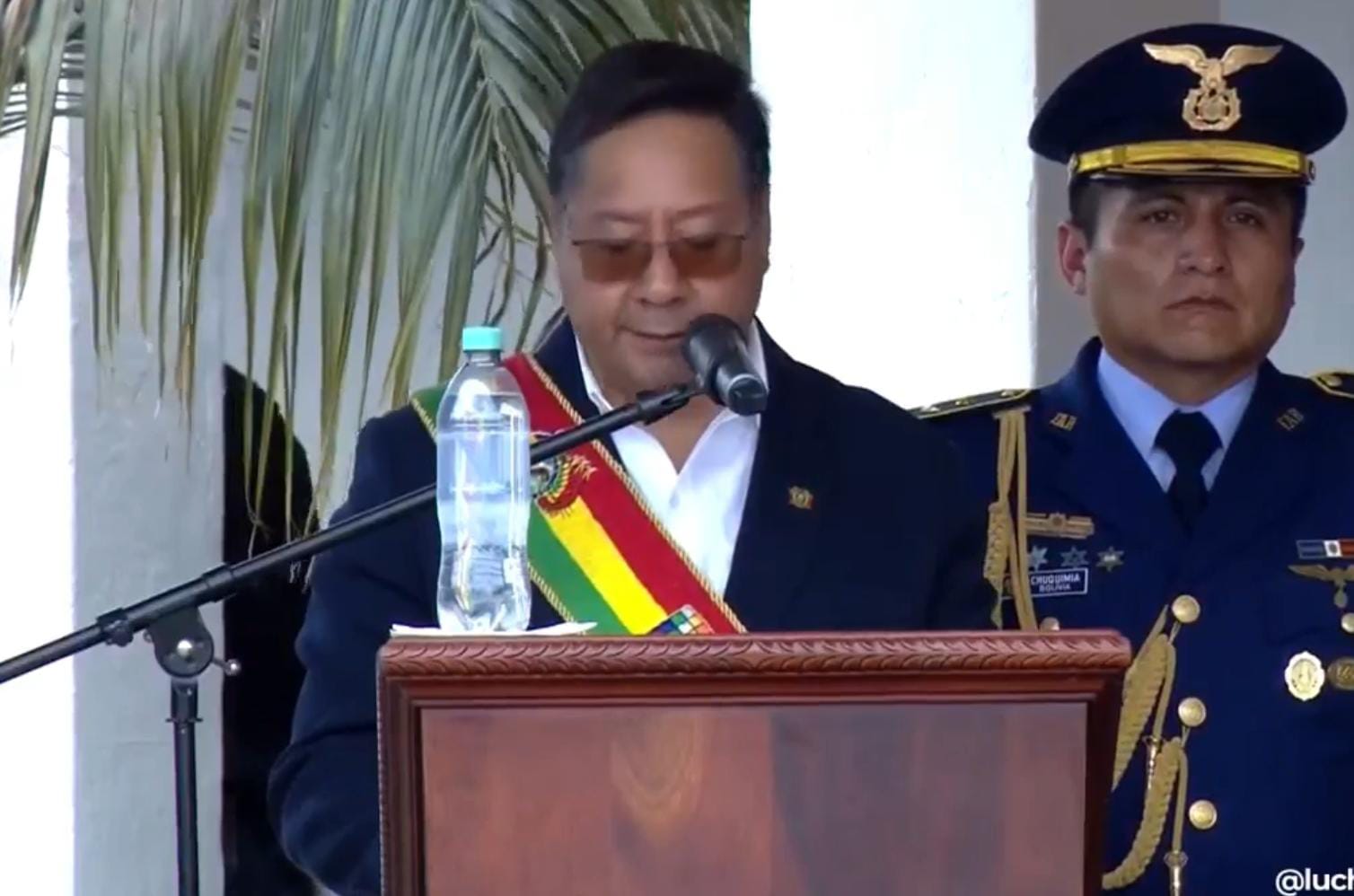 Arce conmemora el 101 aniversario de la FAB y destaca su rol esencial en la asistencia humanitaria e integración territorial