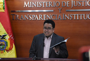 Ministerio de Justicia se suma a la denuncia contra Morales y pide investigar a juez que anuló orden de aprehensión