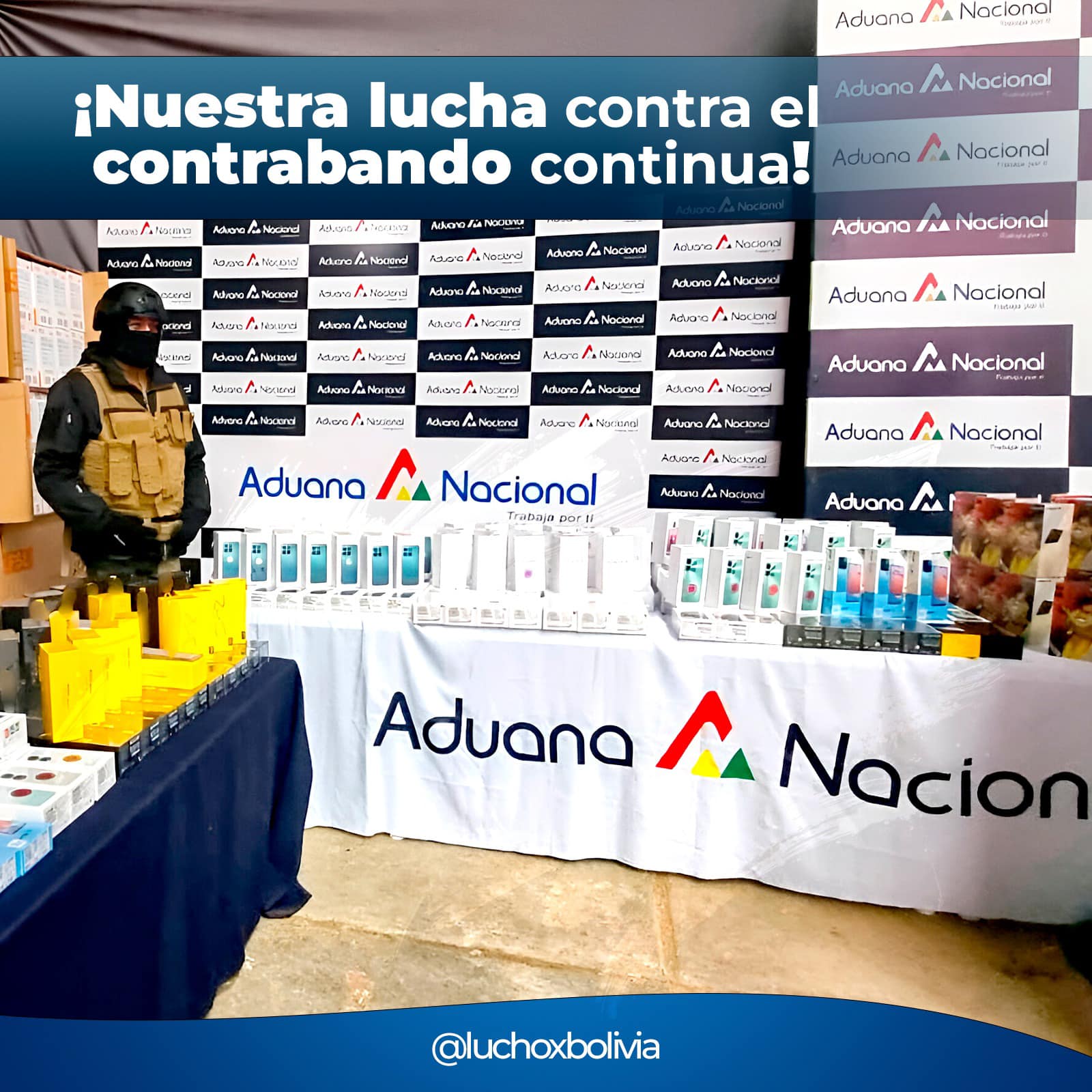 Al menos 6.412 operativos incautan al contrabando más de Bs 470,2 millones a septiembre