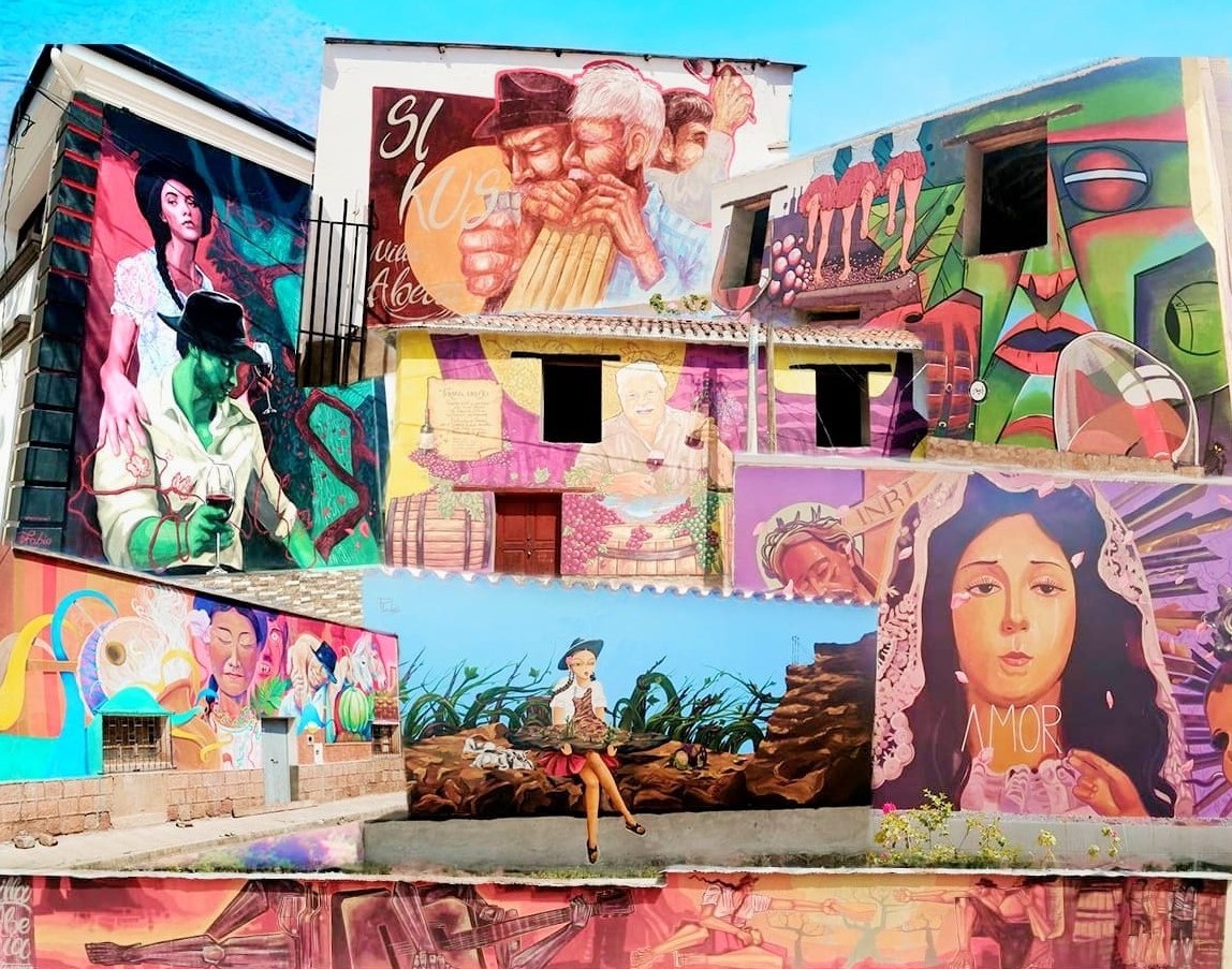 Villa Abecia se viste de arte con murales que reflejan su identidad cultural y se inauguran este domingo