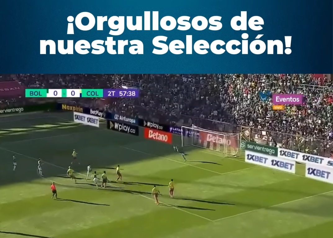 Arce celebra triunfo de Bolivia frente a Colombia y afirma que “el sueño del Mundial está más vivo que nunca”