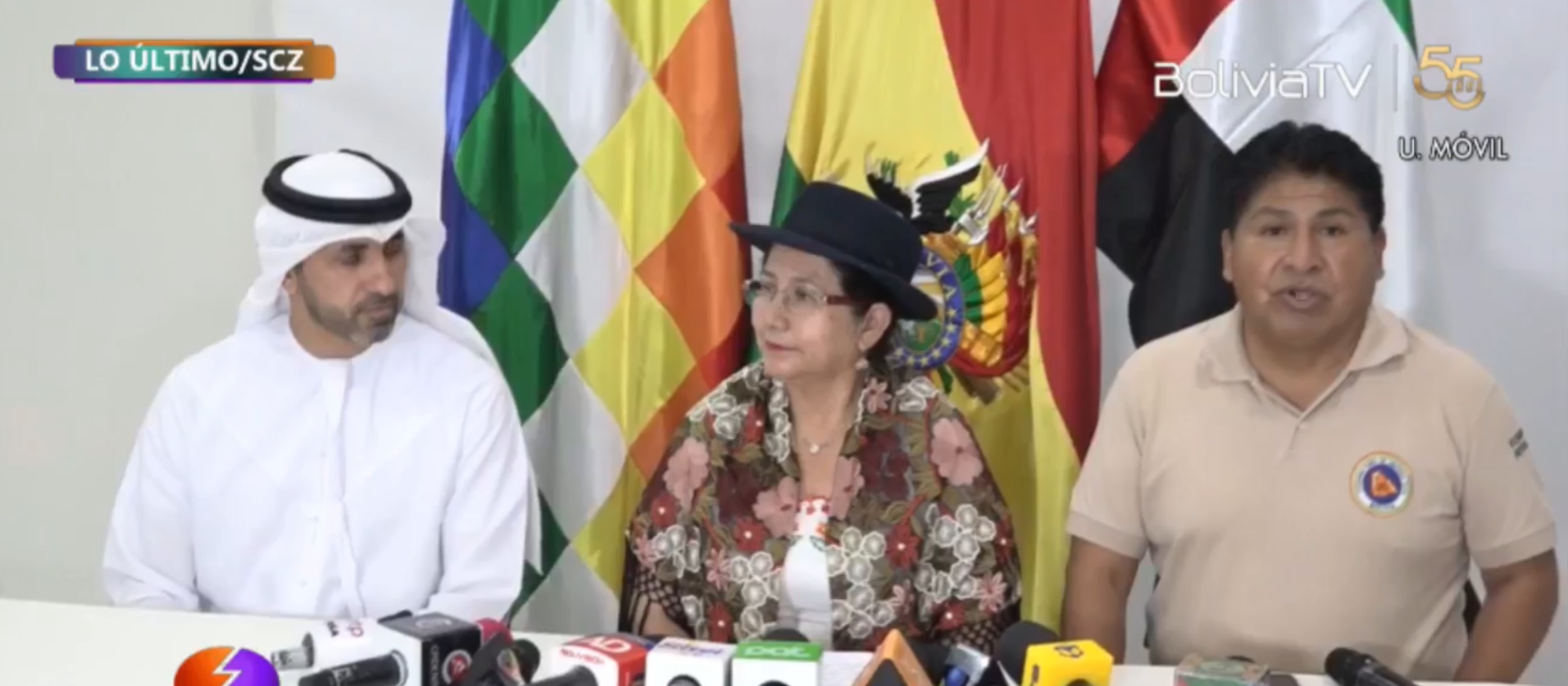 Emiratos Árabes Unidos dona ayuda humanitaria a Bolivia para familias afectadas por los incendios