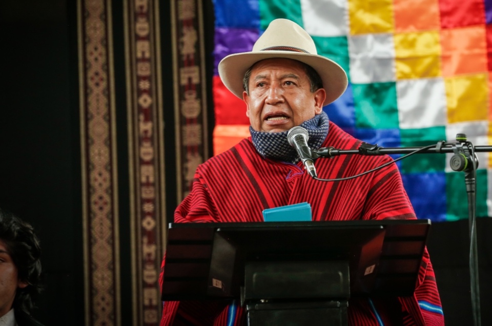 Choquehuanca asegura que Bolivia necesita de guías que logren superar la división y la polarización