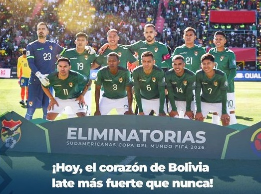 Arce expresa confianza en el buen desempeño del combinado nacional en el partido con Argentina