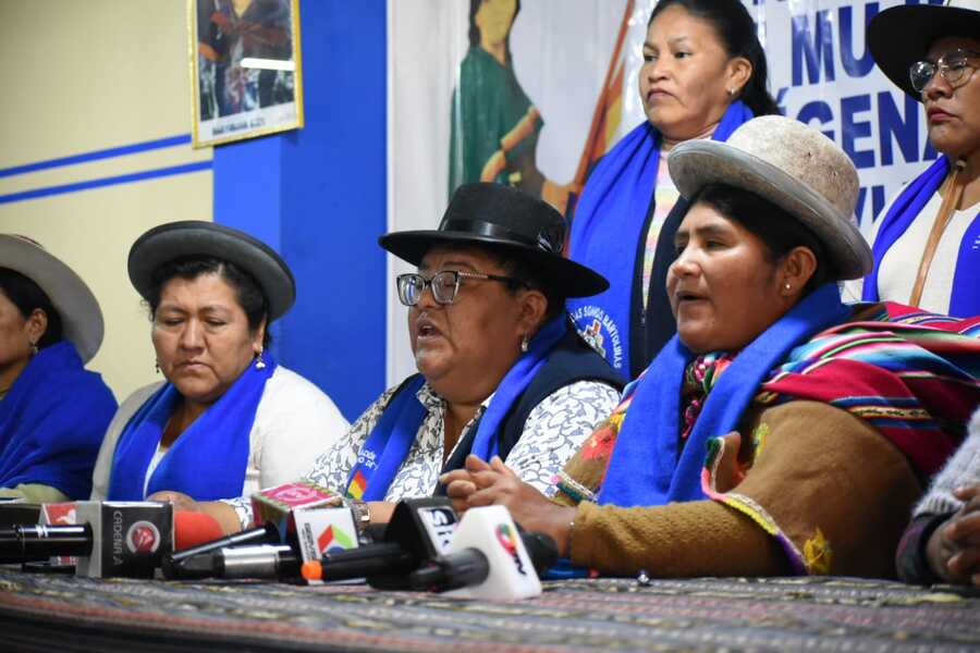 Bartolinas rechazan bloqueos, piden sancionar delitos contra la niñez y adolescencia