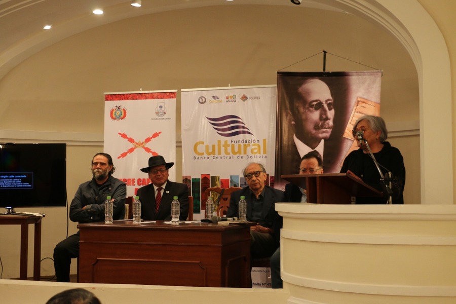 Senado rinde homenaje al ilustre chuquisaqueño Jaime Mendoza Gonzáles