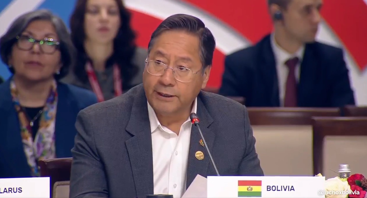 En cumbre en Kazán, Arce subraya afinidad de Bolivia con propuestas y compromisos de los países BRICS 