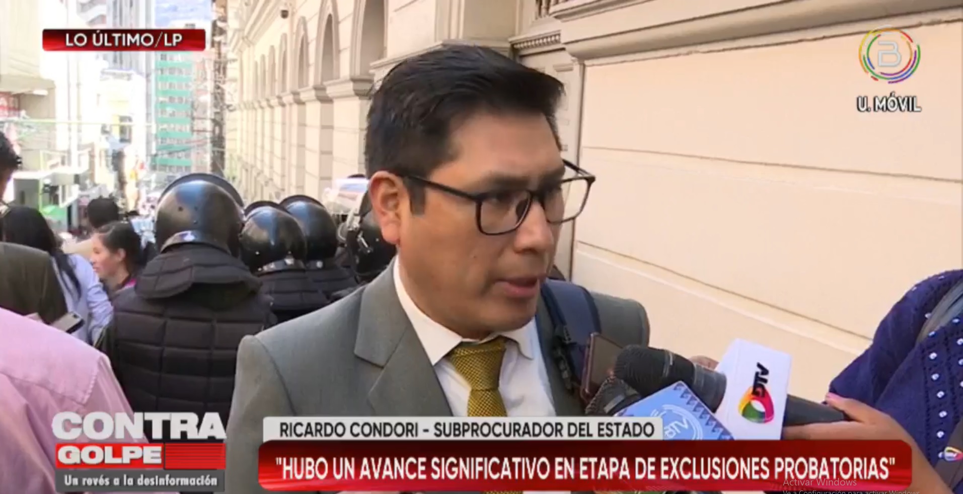 Tribunal analiza objeción de Camacho y Pumari al 90% de las pruebas fiscales en el caso Golpe I