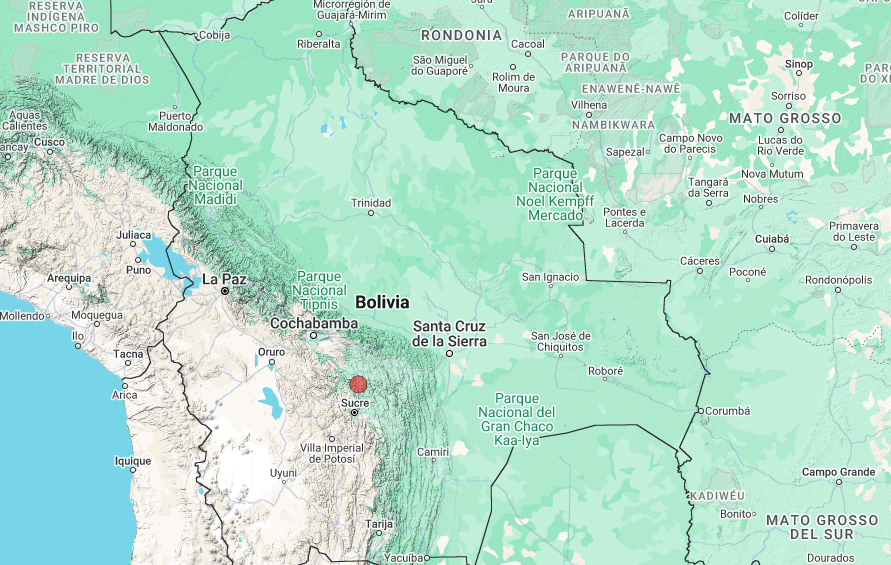 Reportan sismo de magnitud 4.1 en Cochabamba