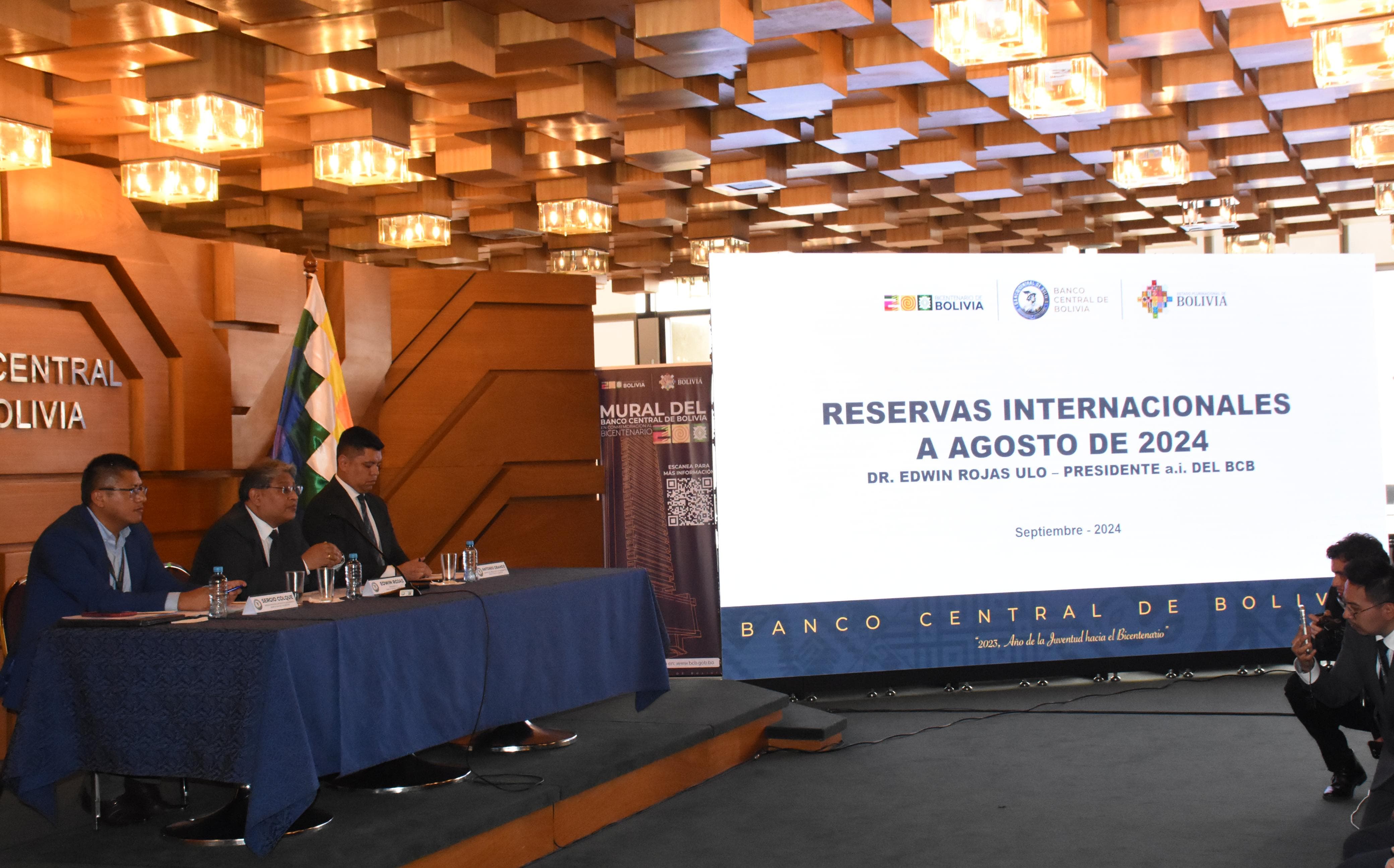 Reservas Internacionales ascienden a $us 1.905 a agosto, muestran comportamiento estable