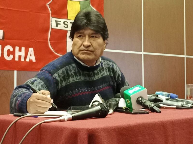 Denuncian que Evo Morales pondrá en marcha un plan de desestabilización contra el Gobierno